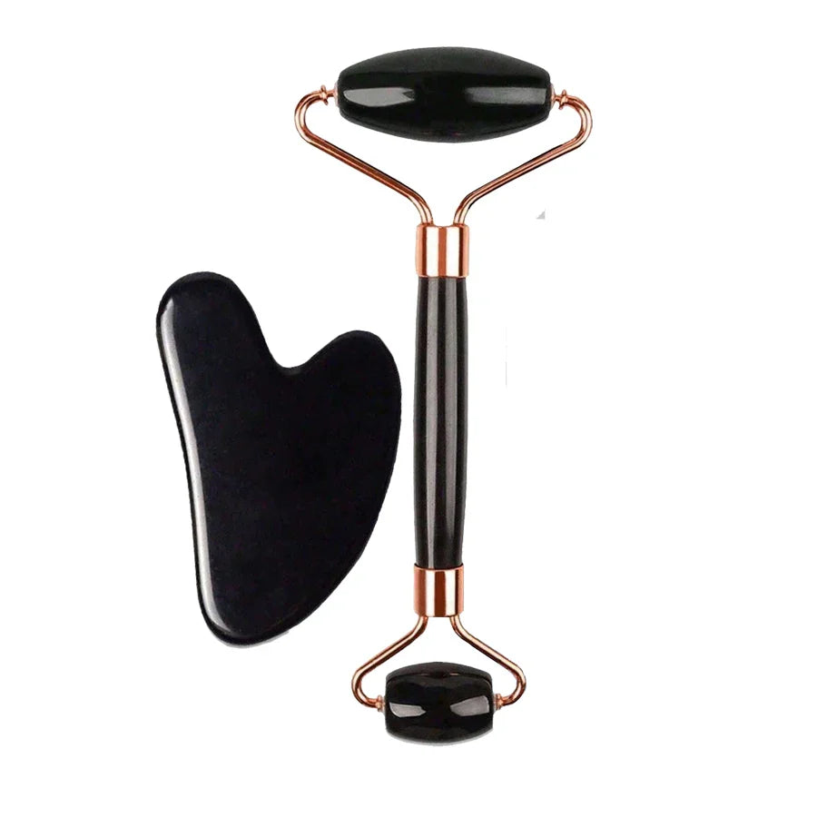 1/2/3Pcs Ice Face Roller Facial Skincare Ice Roller Set,Facial Roller Guasha Facetool Set,Face Massage Roller Lifting Contouring